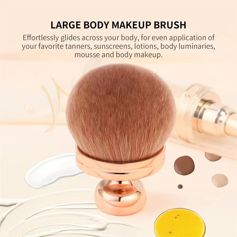 Extra Large 74mm Kabuki Body Brush | Powder & Self-Tan Body Makeup Brush QXL