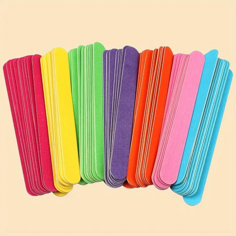 Double-Sided Wooden Nail Files | Hypoallergenic Manicure Set Wooden Nail Files QXL