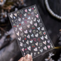 5D Embossed Nail Art Stickers | Plaid Star Vintage Decals
