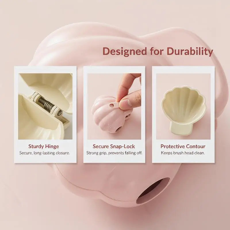 Portable Toothbrush Head Cover | Snap Dust-Proof Travel Cap Toothbrush Head Cover QXL