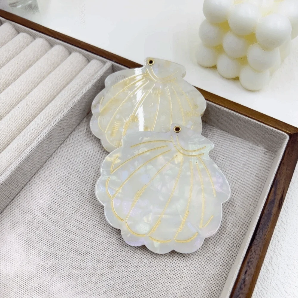 Shell Shape Folding Travel Makeup Mirror | Portable Compact Compact Travel Mirror QXL