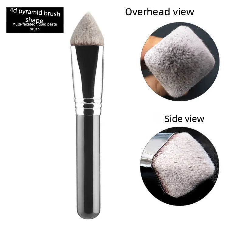3D Pyramid Contouring Foundation Brush | Makeup Artist Tool Foundation Brush QXL