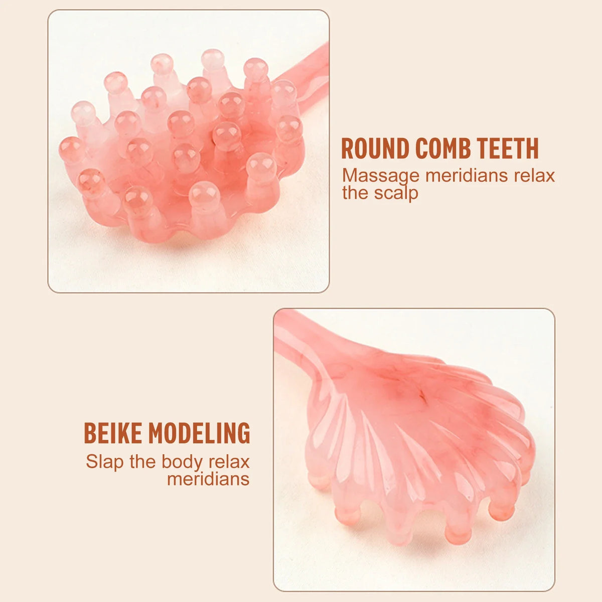 Shell Resin Scalp Massage Comb | Gua Sha Head Massager Scalp Massage Comb QXL
