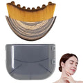 Stainless Steel Facial Contour Scraping Board & Brush Set Facial Contouring Tool QXL 1Pcs With cover-Big