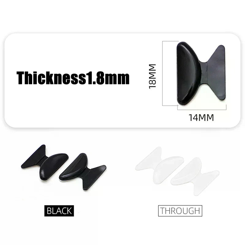 5-Pair Silicone Anti-Slip Nose Pads for Glasses & Sunglasses Eyewear Nose Pads QXL
