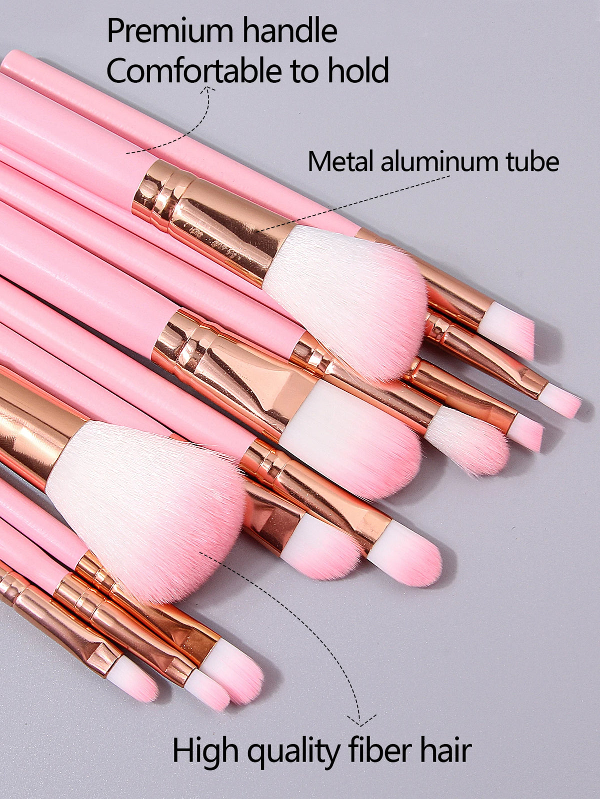 KOSSHOW 19-Pc Beginner Makeup Brush Set with Sponges & Bag Makeup Brush Set QXL