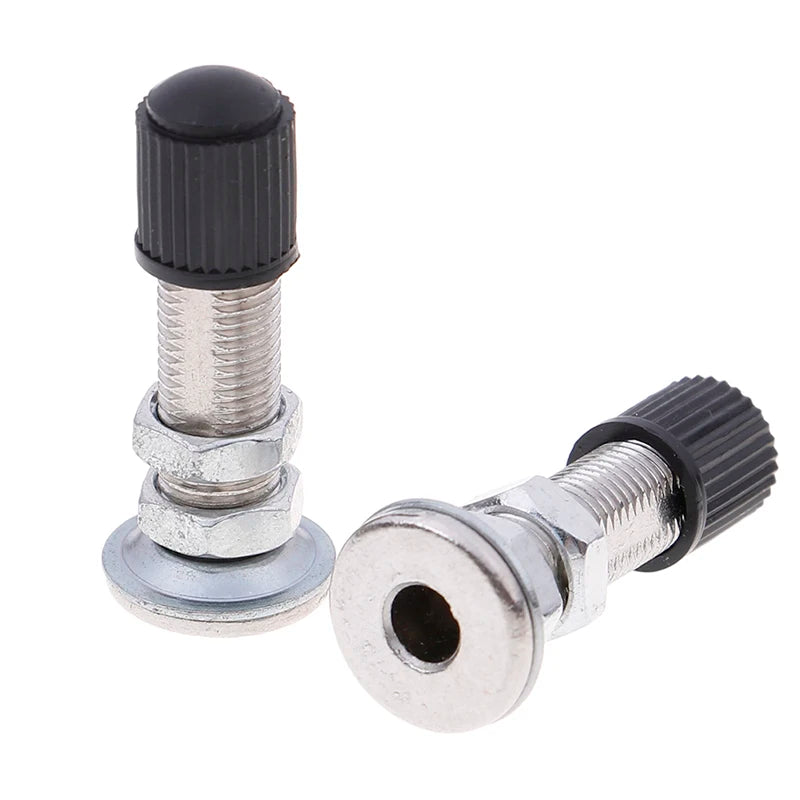2-Pack 38mm Zinc Alloy Presta Bike Valve Stems | Mountain & Road Bicycle Valve Stems QXL