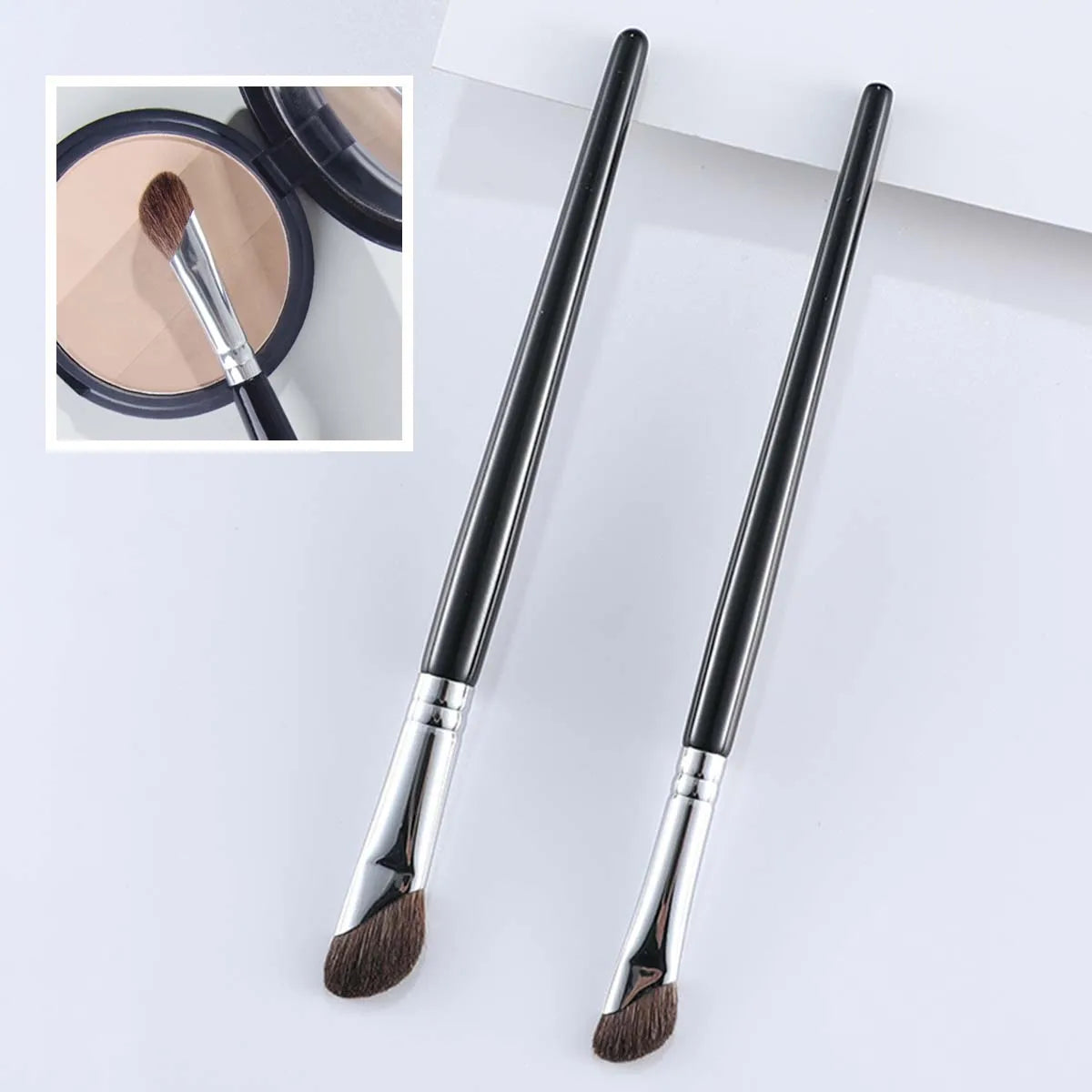Scythe Beveled Nose Shadow & Highlighter Blending Brush Contour Makeup Brush QXL