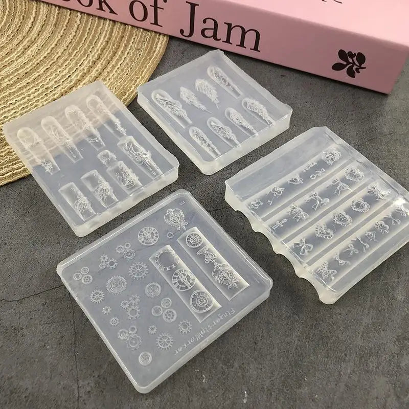 Butterfly Wing Silicone Nail Art Mold | 3D DIY Nail Design Silicone Nail Mold QXL