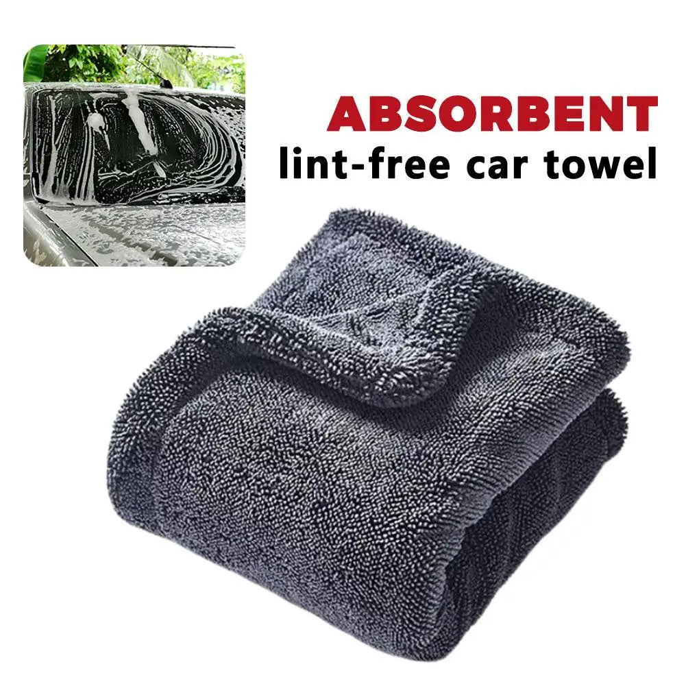 Premium Microfiber Car Drying Towel 60×90cm 1200gsm Car Drying Towel QXL