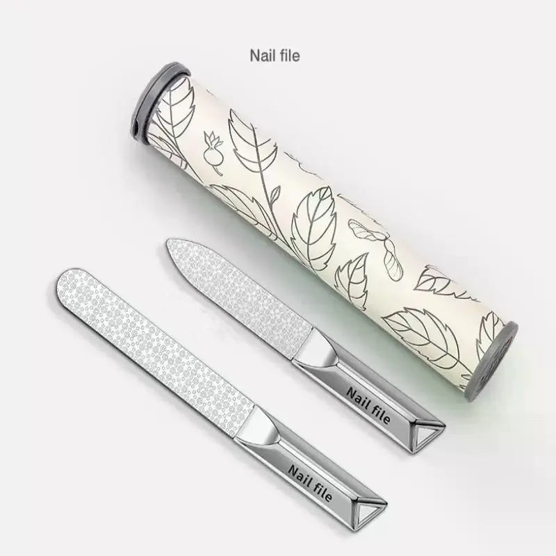 Double-Sided Stainless Steel Nail File | Manicure & Pedicure Stainless Steel Nail File QXL