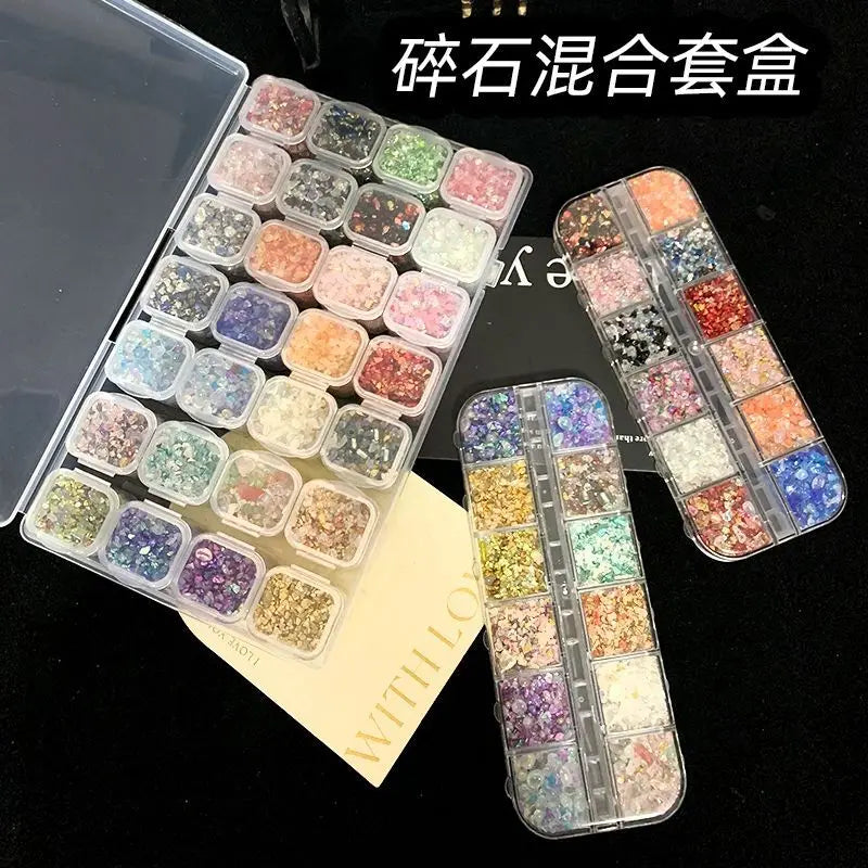 Nail Art Rhinestone & Mixed Stone DIY Decoration Set Nail Art Decoration Set QXL