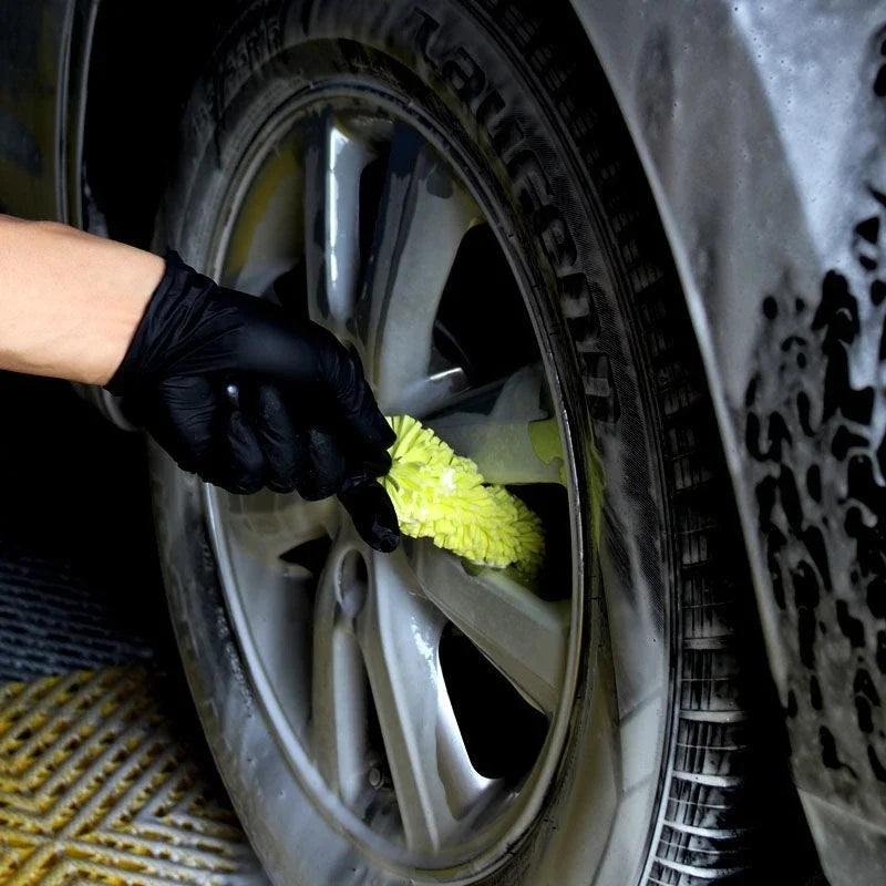 Heavy-Duty Car Wheel Rim Cleaning Tool | Auto Detailing Wheel Rim Cleaner QXL