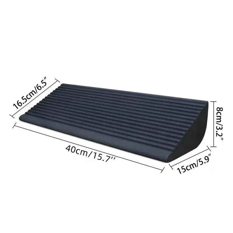 EVA Yoga Wedge Board | Non-Slip Calf & Ankle Stretcher Yoga Wedge Board QXL 40x16.5x8CM