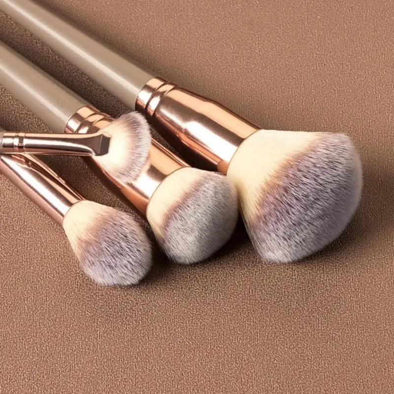 15-Piece Makeup Brush Set | Face, Eyes & Lips Synthetic Brushes Makeup Brush Set QXL