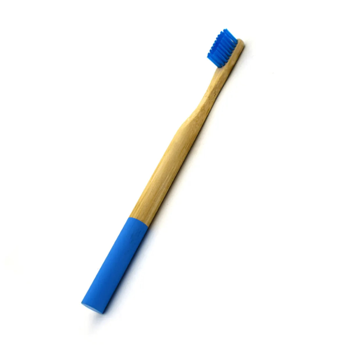 Blue Bamboo Toothbrush | Eco-Friendly Soft Bristle Adult Bamboo Toothbrush QXL
