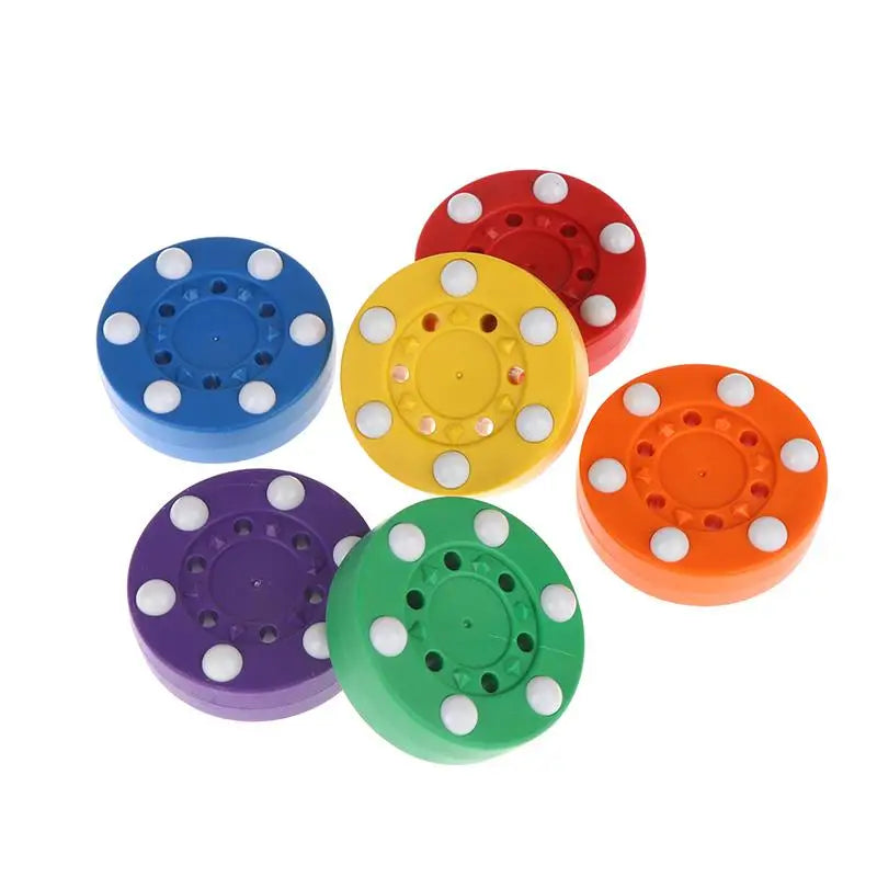 Inline Roller Street Hockey Pucks – 6-Pack Practice Set Street Hockey Pucks QXL