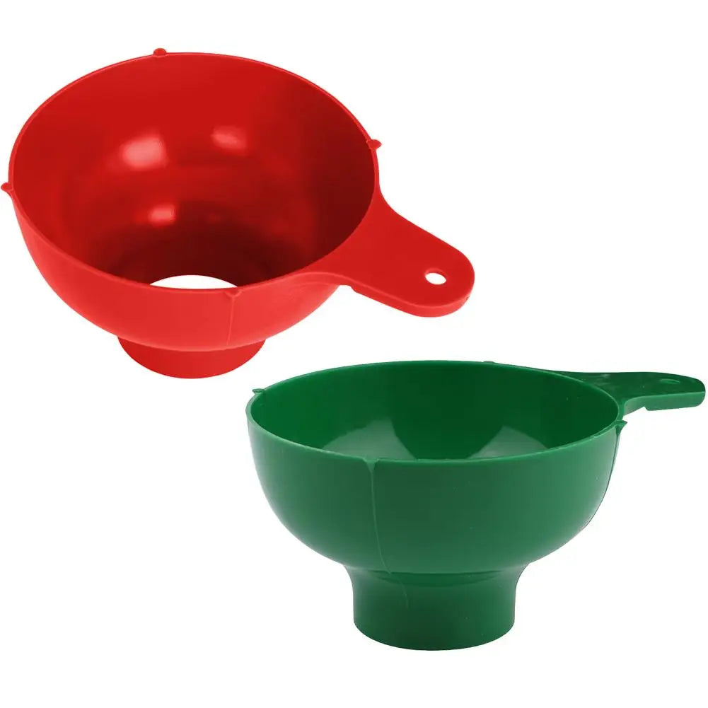 Plastic Wide Mouth Funnel for Canning Jars & Supplements Kitchen Funnel QXL