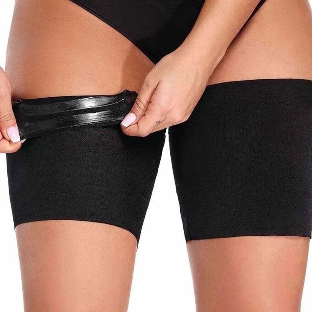 Anti-Chafing Thigh Bands | Non-Slip Silicone Seamless S–5XL Thigh Chafing Bands QXL