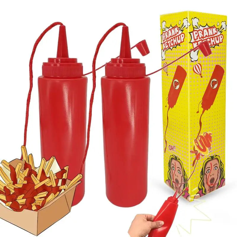 Fake Ketchup Squirt Prank Toy | Magic Trick Gag Prop Prank Gag Toy QXL