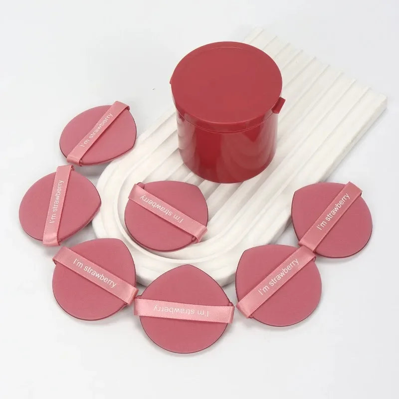7-Pack Egg Yolk Makeup Sponges | Dry & Wet Blending Set Makeup Sponge Set QXL