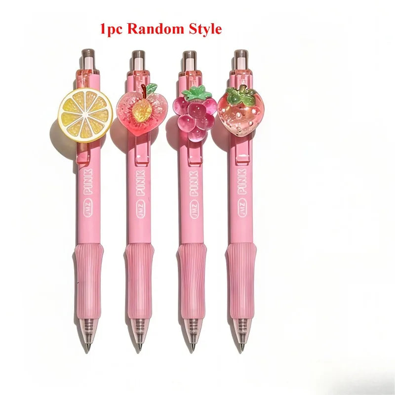 Iced Peach Boba Scented Pendant Pen 0.5mm | Cute Gift Pen Novelty Scented Pen QXL Pink