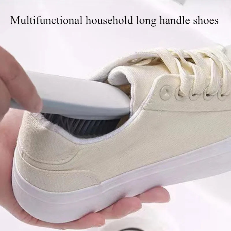Long Handle Soft Bristle Shoe & Laundry Cleaning Brush Shoe Cleaning Brush QXL