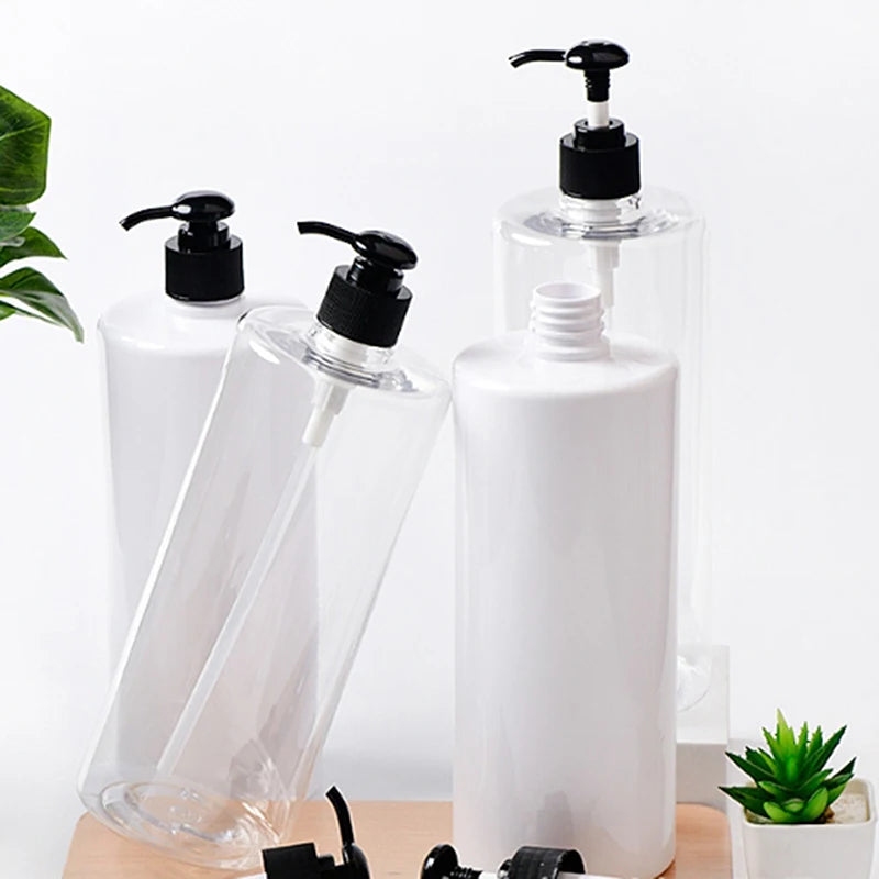 1000ml Refillable Soap & Shampoo Dispenser Bottle | Bathroom Refillable Dispenser Bottle QXL
