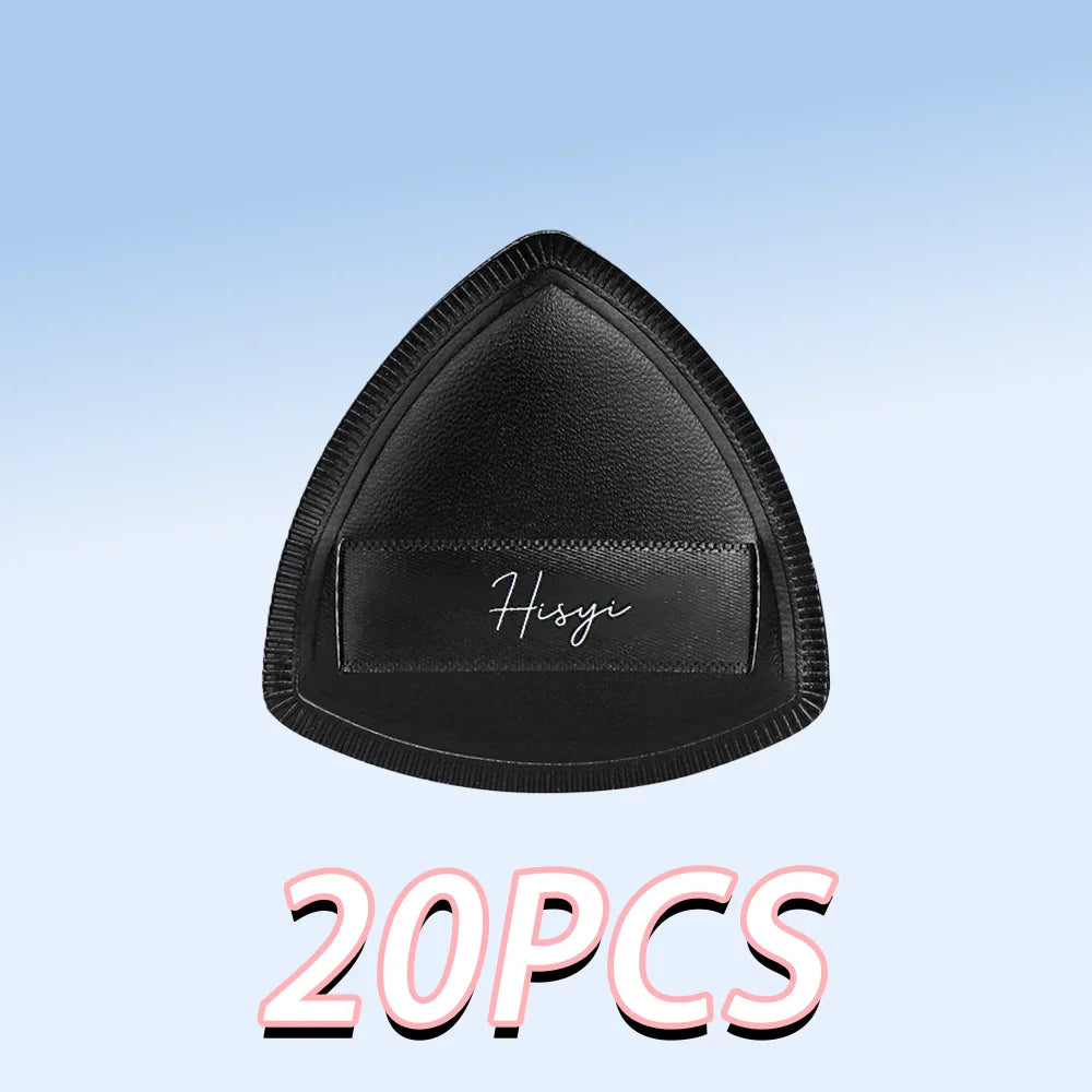 HISYI Black Triangle Velvet Powder Puff Makeup Sponge 6cm Makeup Sponge Puff QXL 20pcs