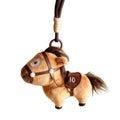Cute Plush Horse Keychain | Stuffed Bag Charm & Pendant Gift Plush Keychain Charm QXL Hanging rope