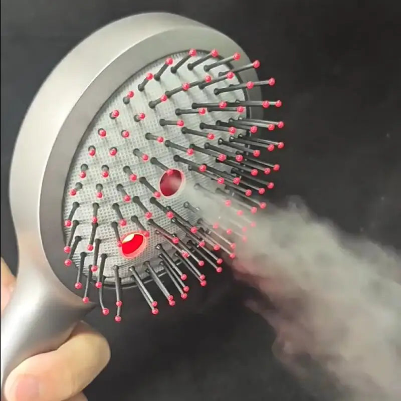 Electric Spray Massage Comb | Vibration & Red Light Hair Care Electric Spray Comb QXL