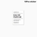 Square Glass Perfume Bottle | Refillable Spray Atomizer 15–50ml Perfume Spray Bottle QXL 10Pcs stickers