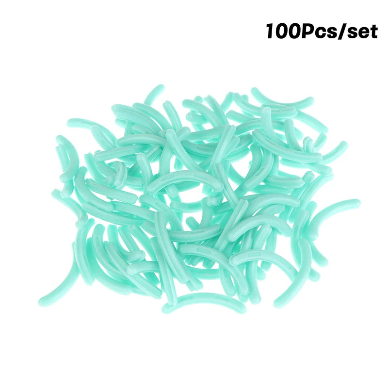 Eyelash Curler Replacement Rubber Pads | 24/60/100 Pack Eyelash Curler Refill QXL 100Pcs Green