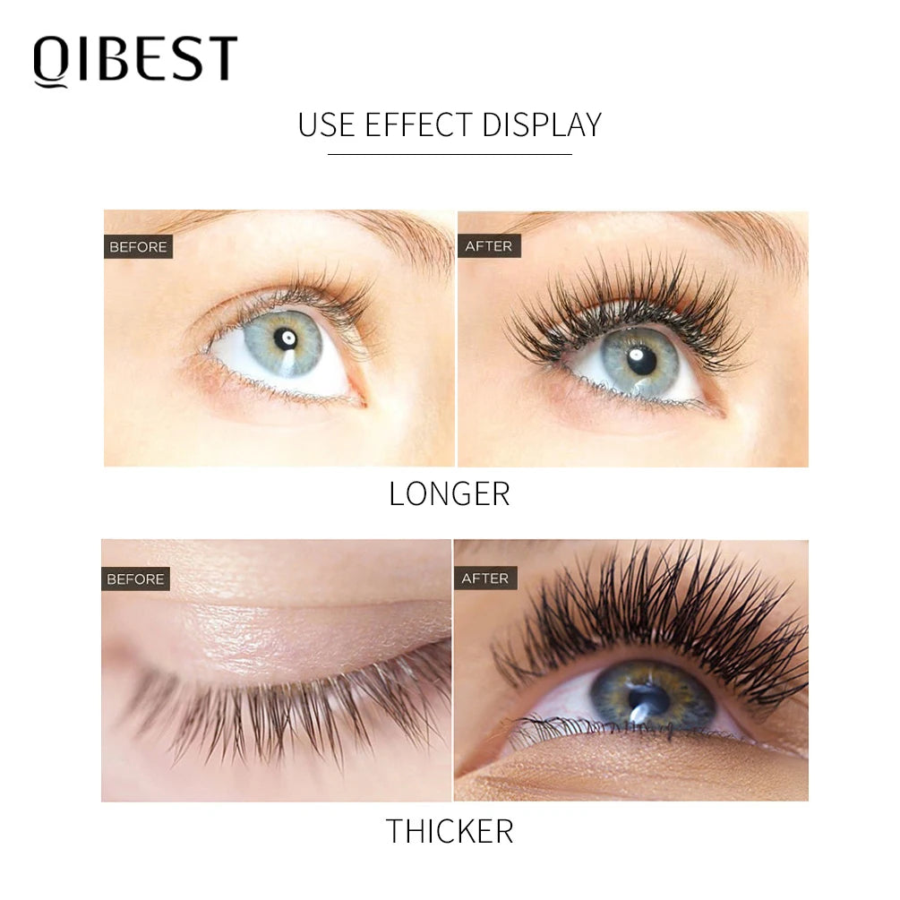 QIBEST 3-Pack Eyelash Growth Serum – Lengthening & Thickening Eyelash Growth Serum QXL