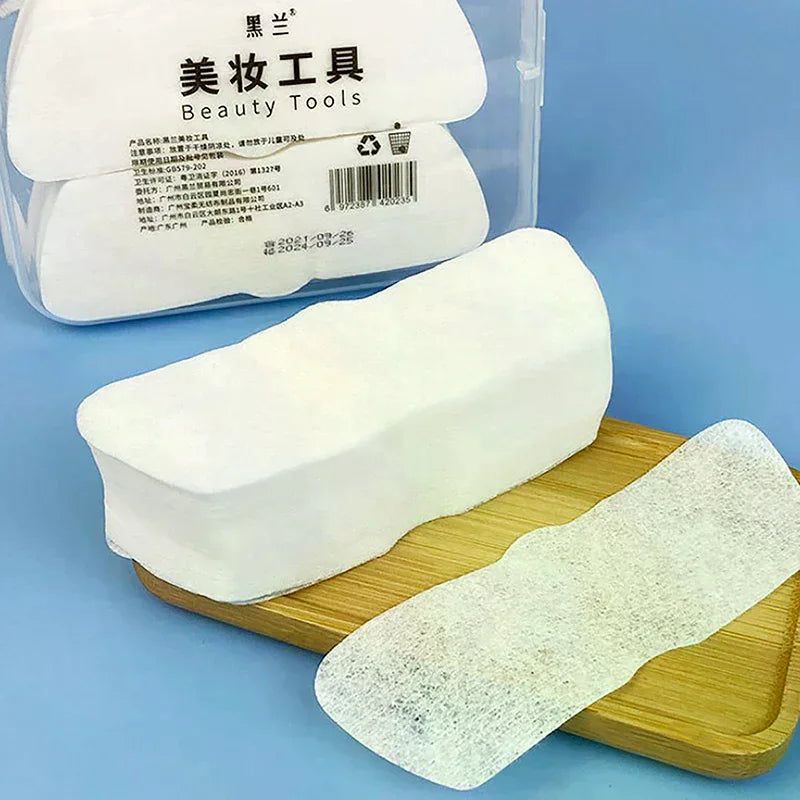200-Pack Disposable Nose Cotton Pads | DIY Nasal Mask Strips Nose Mask Pads QXL