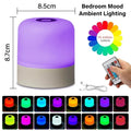 RGB Night Light with Remote | Dimmable Touch Table Lamp LED Night Light QXL RGB