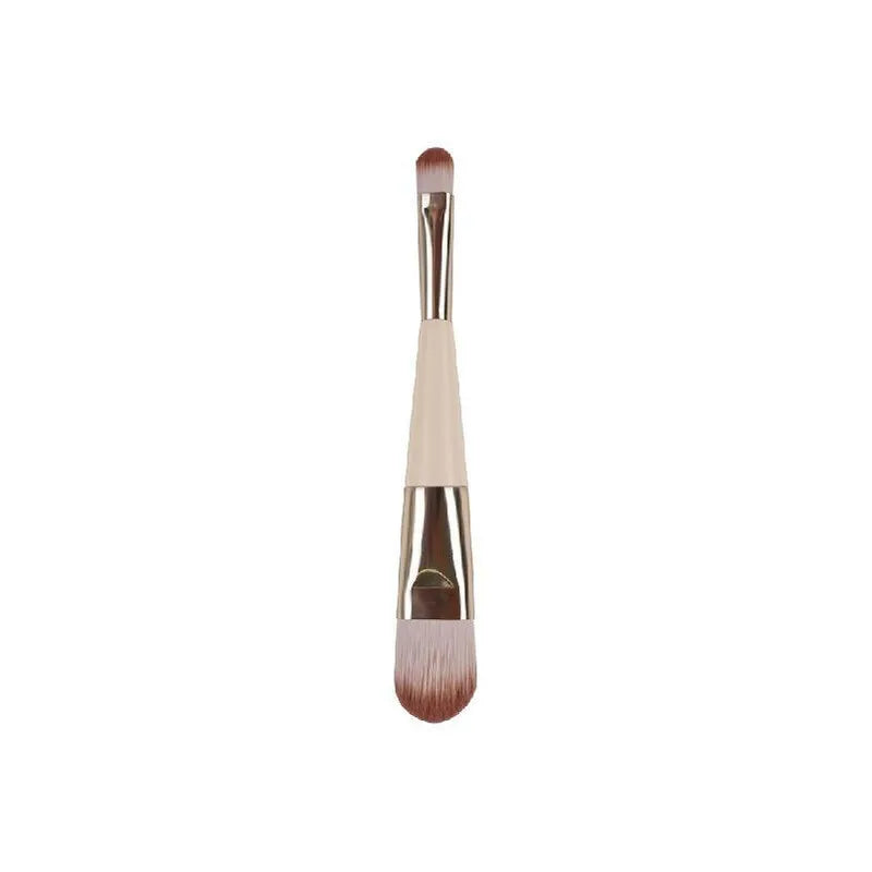 Double-Ended Tongue-Shaped Foundation & Eyeshadow Brush Makeup Brush QXL