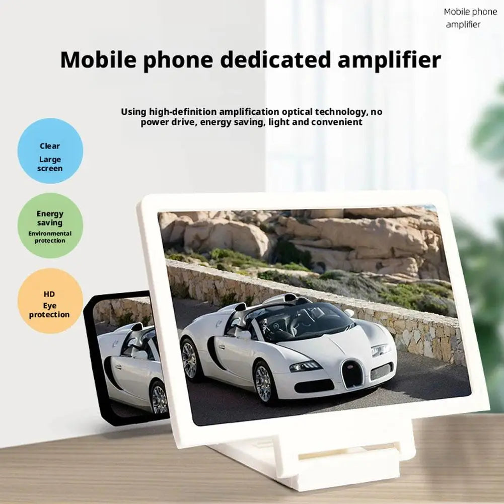 HD Phone Screen Magnifier | Foldable Portable Phone Holder Phone Screen Magnifier QXL