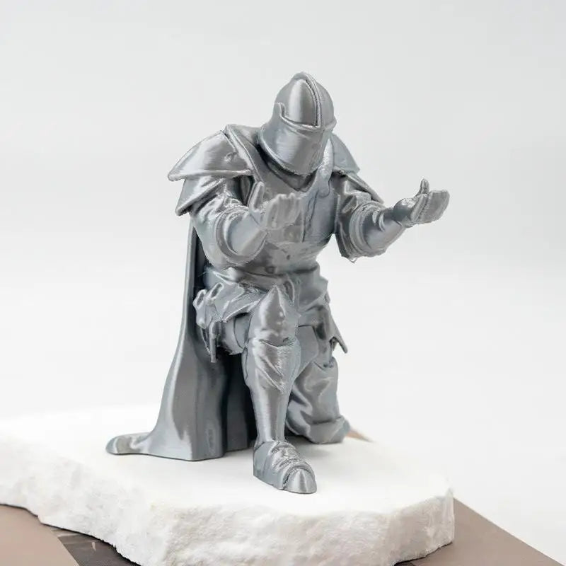 Knight Pen Holder | Medieval Resin Desktop Organizer & Decor Desk Pen Holder QXL