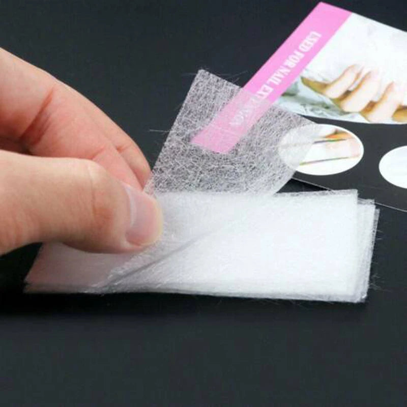 Silk Fiberglass Nail Extension Forms | Non-Woven DIY Set Nail Extension Forms QXL