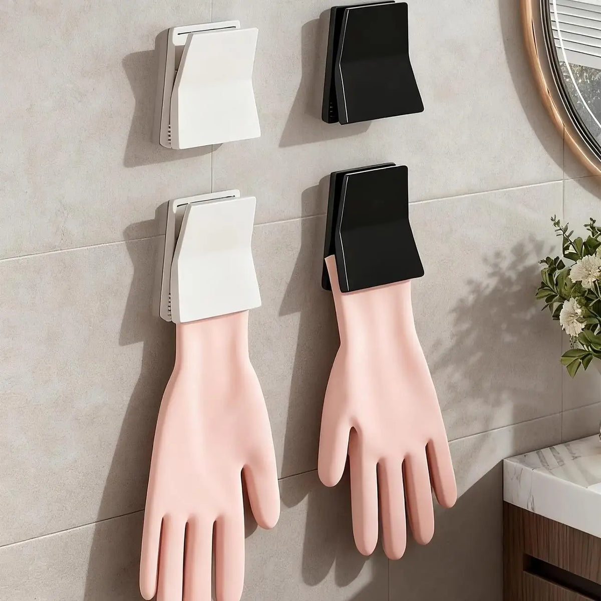 Kitchen Glove Storage Hook | Hanging Holder & Cloth Clip Glove Storage Hook QXL