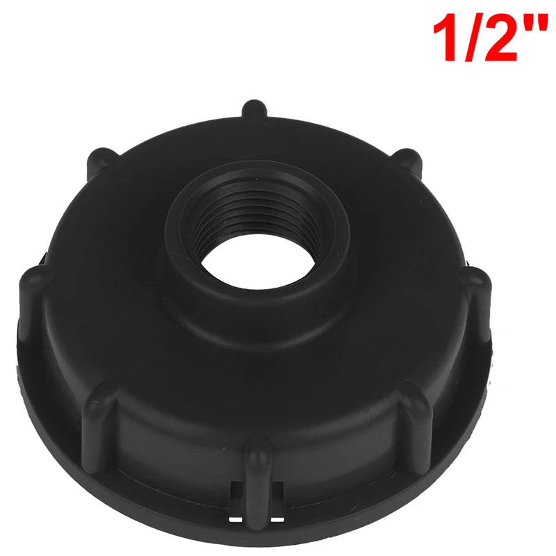 IBC Tank S60x6 Coarse Thread Cap Adapter 1/2" 3/4" 1" Plastic IBC Tank Adapter QXL A