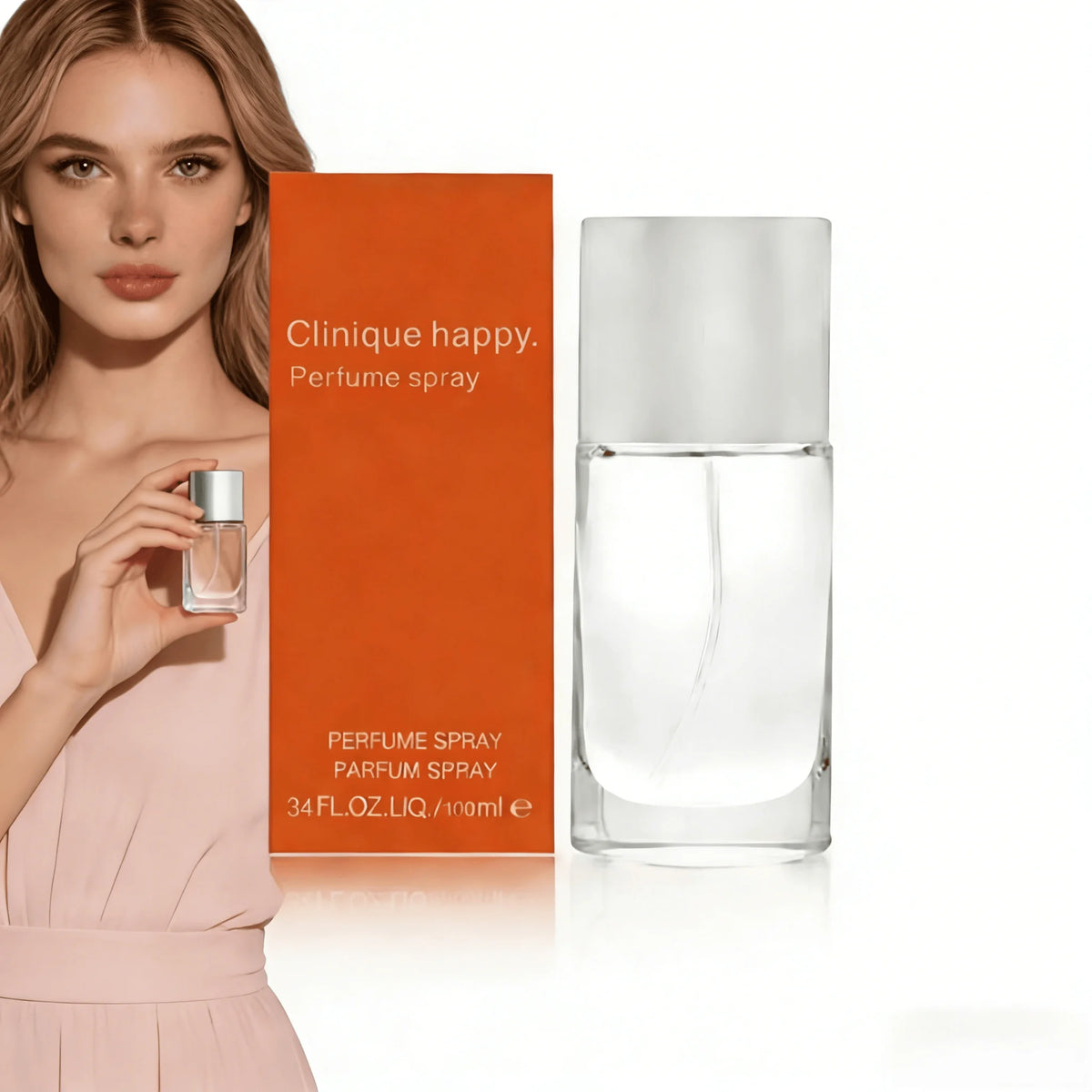 Clinique Happy EDP Floral Fruity Perfume Spray Women 100ml Women's Perfume Spray QXL