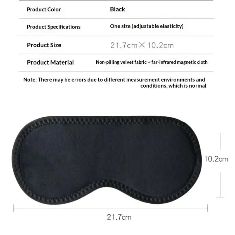 Magnetic Sleep Eye Mask – Light Blocking & Far Infrared Care Sleep Eye Mask QXL