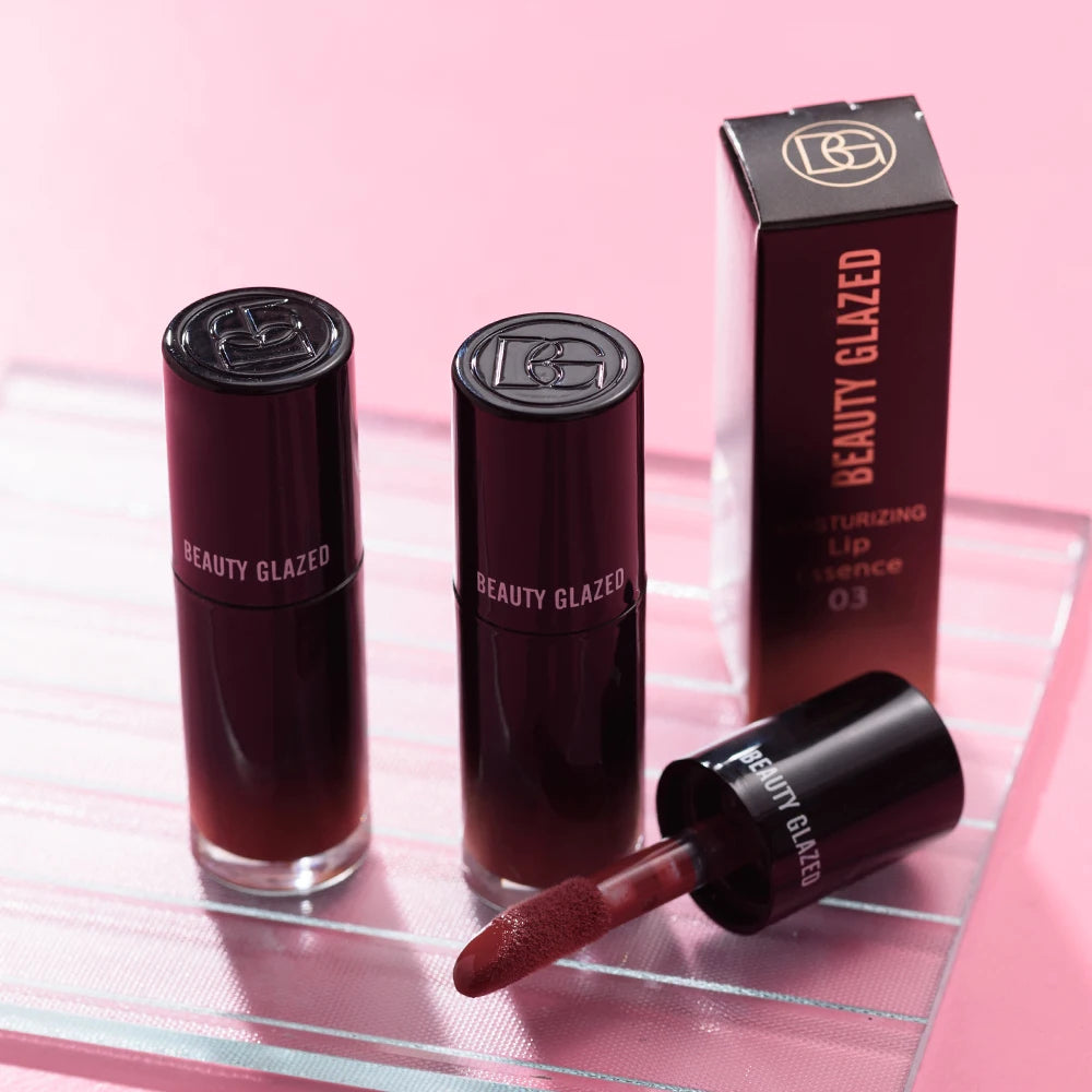 Beauty Glazed Hydrating Mirror Lip Gloss | Tinted Lip Balm Tinted Lip Gloss QXL