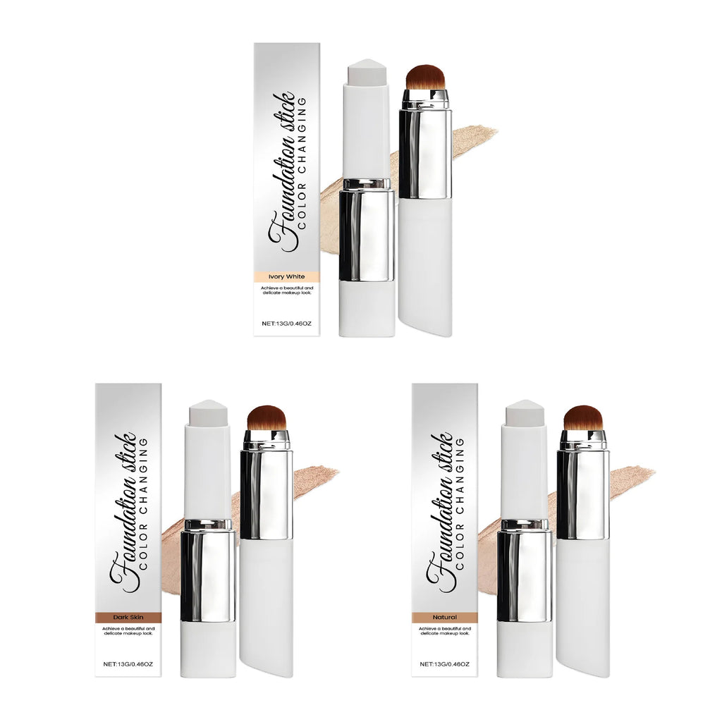 2-in-1 Foundation & Concealer Stick | Hydrating Natural Finish Foundation Concealer Stick QXL 1or 3pcs 3pcs