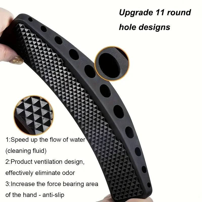6-in-1 Horse Grooming Brush | Non-Slip Grip & Ventilated Horse Grooming Brush QXL