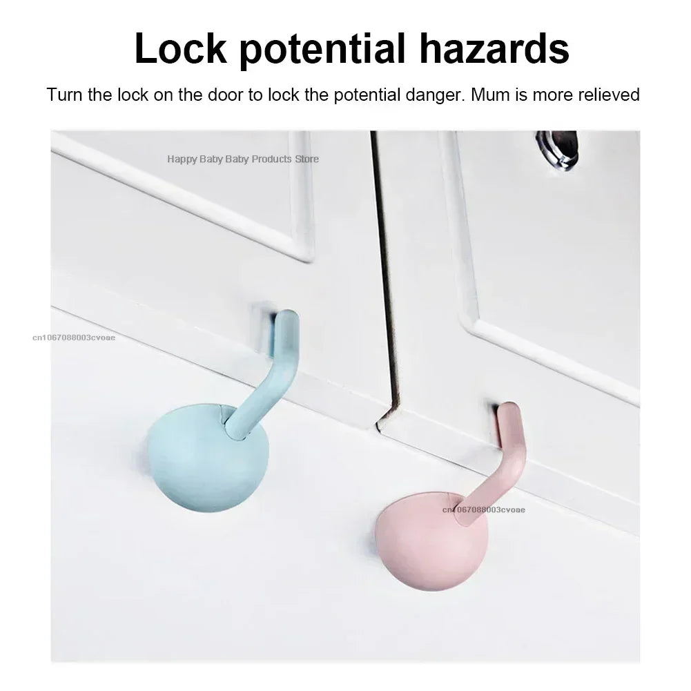 Baby Safety Cabinet & Drawer Locks | Anti-Pinch Door Lock Baby Safety Lock QXL