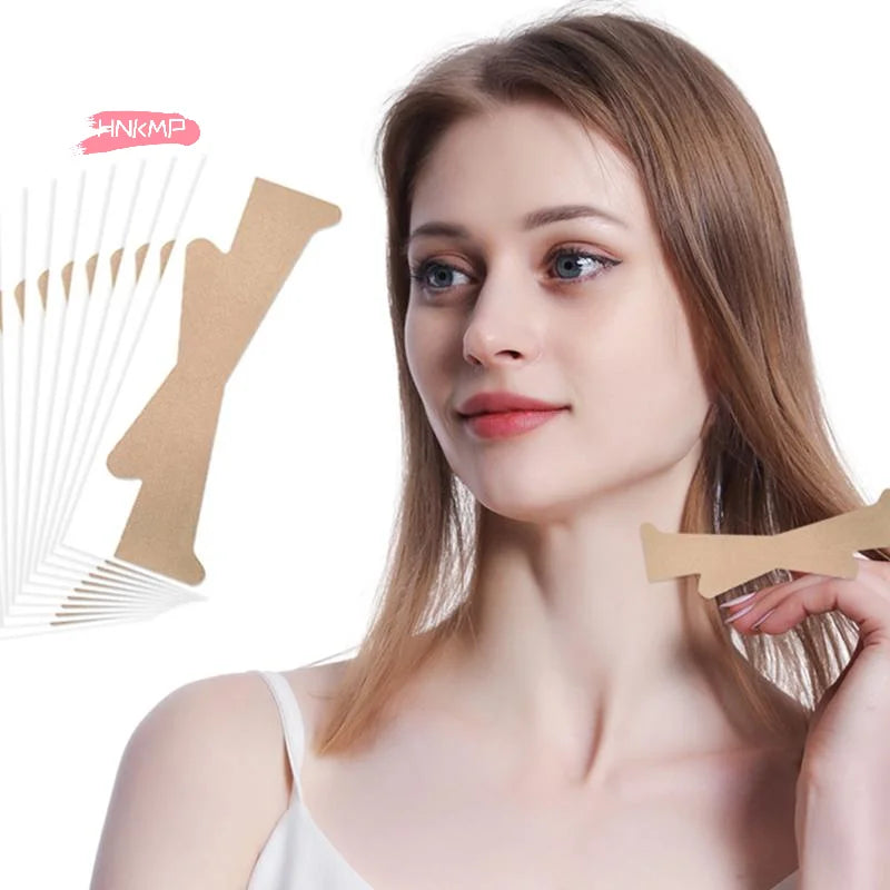 20-Pack Invisible Face & Neck Lifting Tape | Waterproof Chin Lift Face Lifting Tape QXL