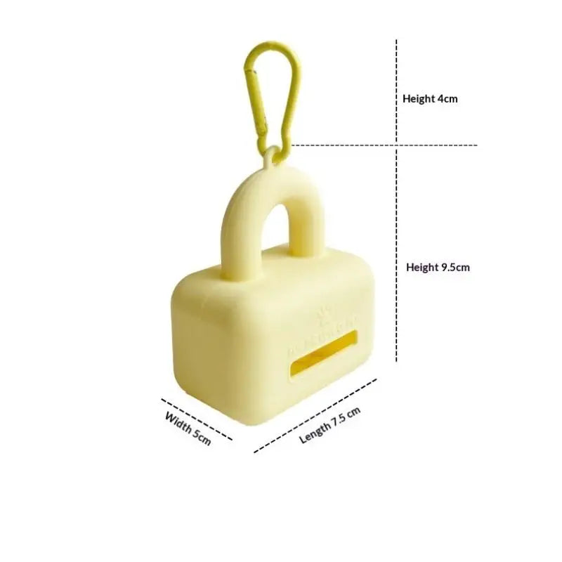 Silicone Pet Waste Bag Dispenser with Carabiner Clip Pet Waste Dispenser QXL A2